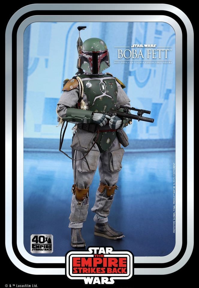 Hot Toys Star Wars-Star Wars Empire Strike Back Boba Fett 40th anniversary MMS574 1/6 Scale Figure