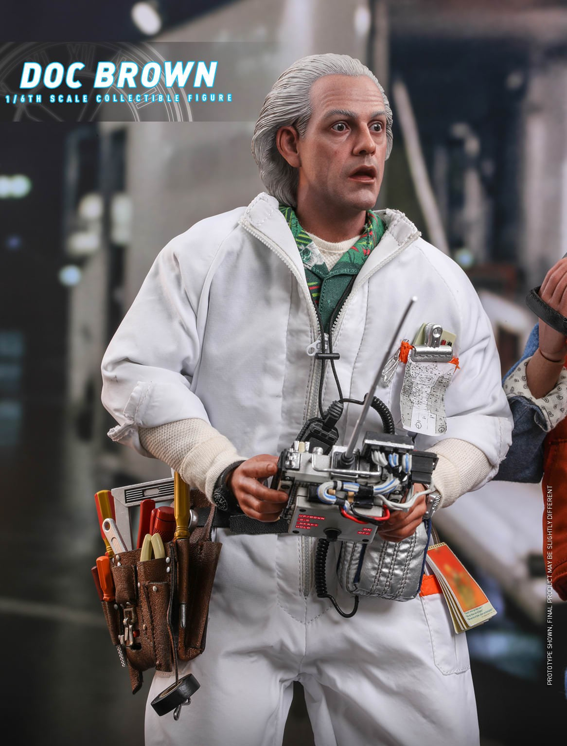 Hot Toys Back To The Future-Back to the Future Doc Brown MMS609 1/6 Scale Figure