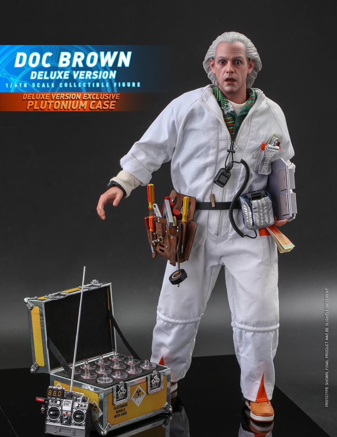 Hot Toys Back To The Future-Back to the Future Doc Brown (Deluxe Edition) MMS610 1/6 Scale Figure