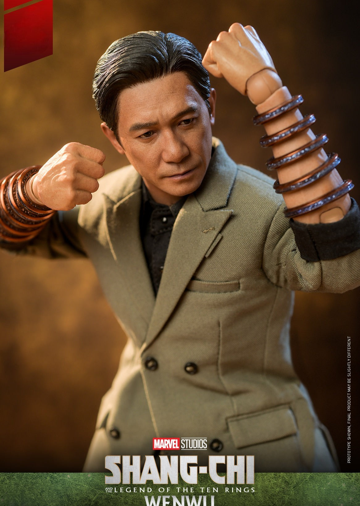 Hot Toys Shang Chi and The Legend of The Ten Rings-Shang-Chi And The Legend Of The Ten Rings Wenwu (Suit Version) MMS670 1/6 Scale Figure