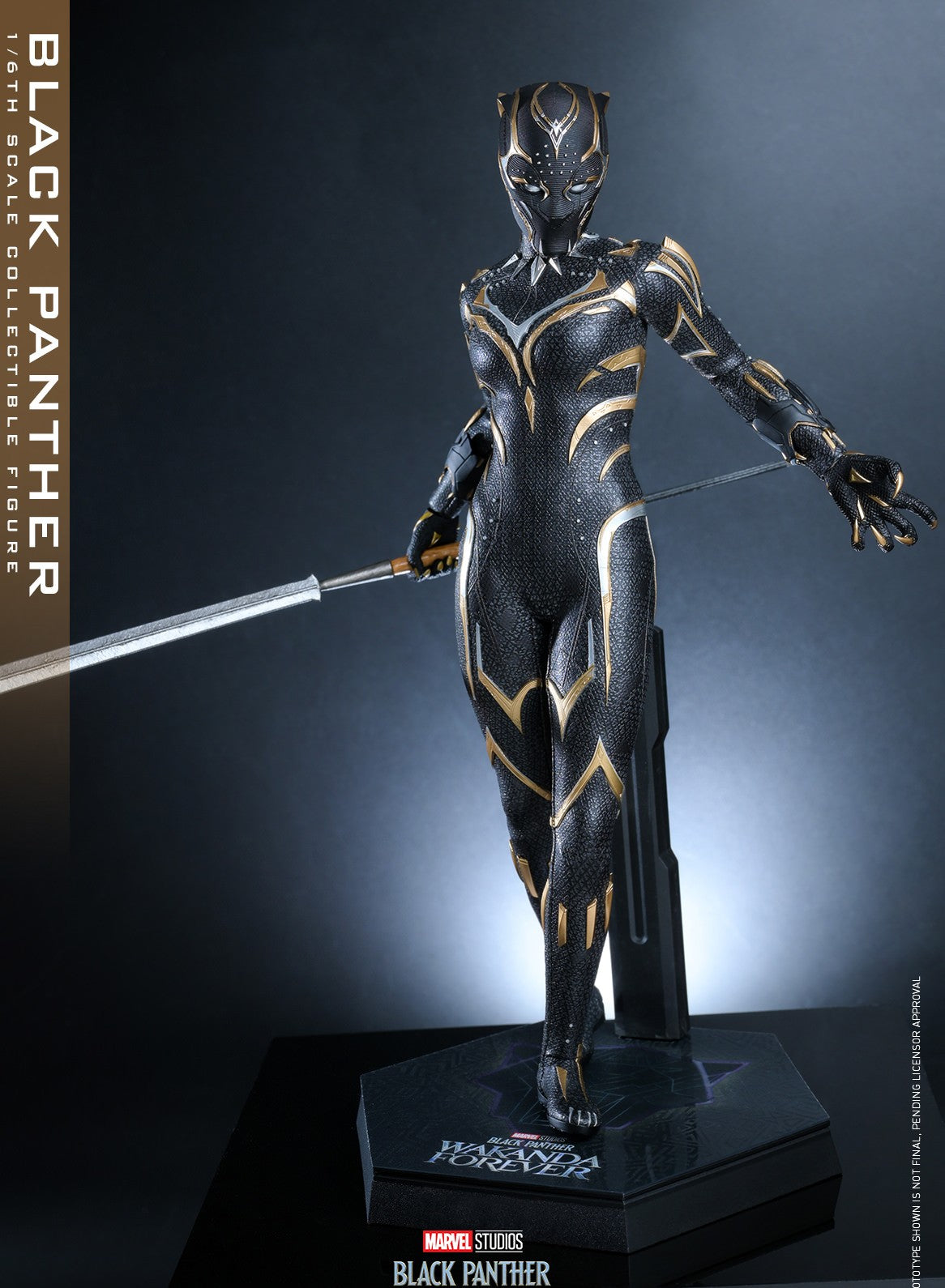 Hot Toys Black Panther-Black Panther Wakanda Forever Black Panther MMS675 1/6 Scale Figure