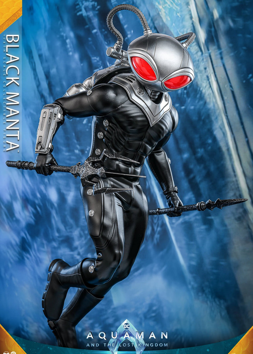 Hot Toys Aquaman-Aquaman And The Lost Kingdom Black Manta MMS739 1/6 Scale Figure
