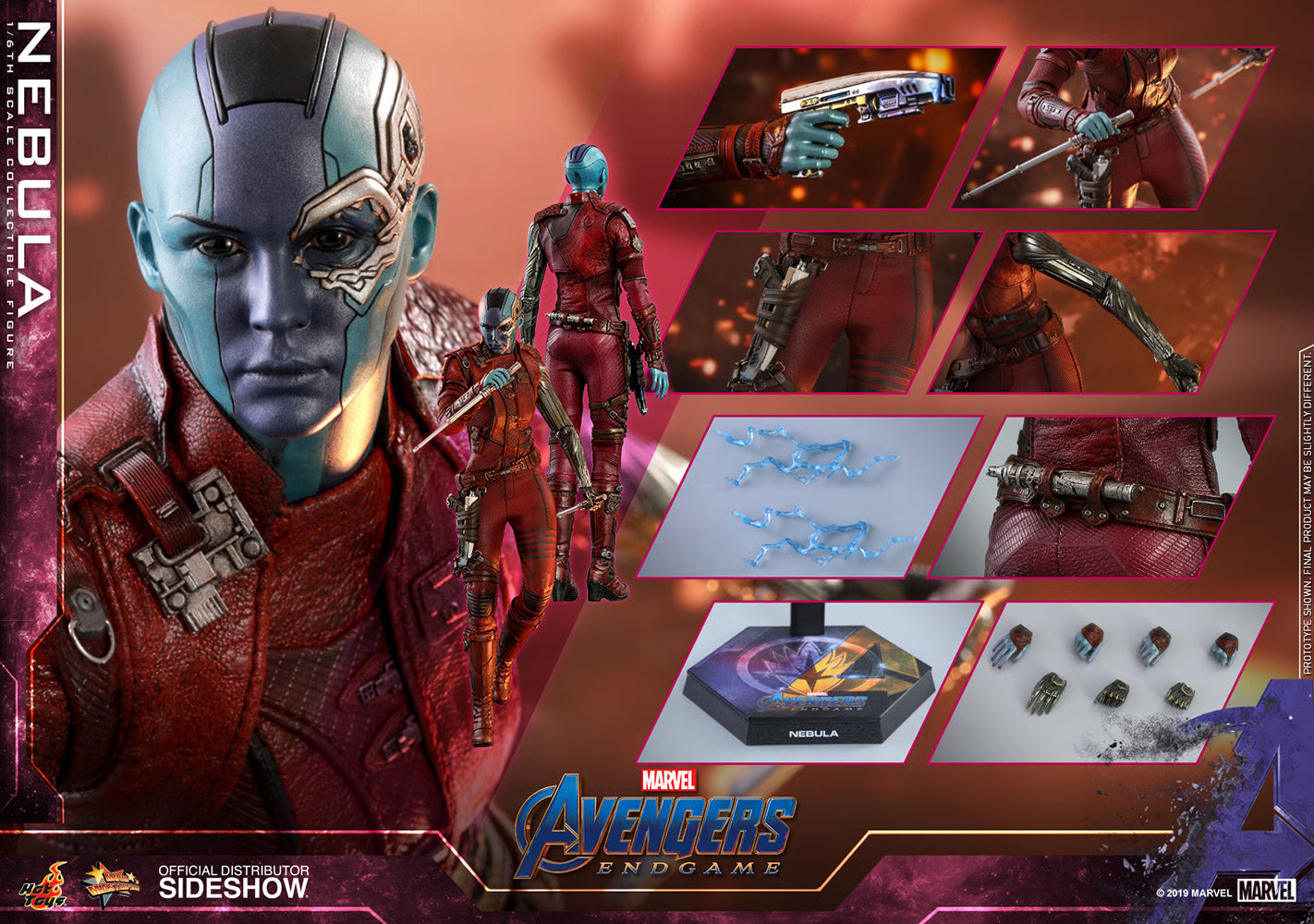 Hot Toys Marvel–Marvel Endgame Nebula MMS534 1/6 Scale Figure