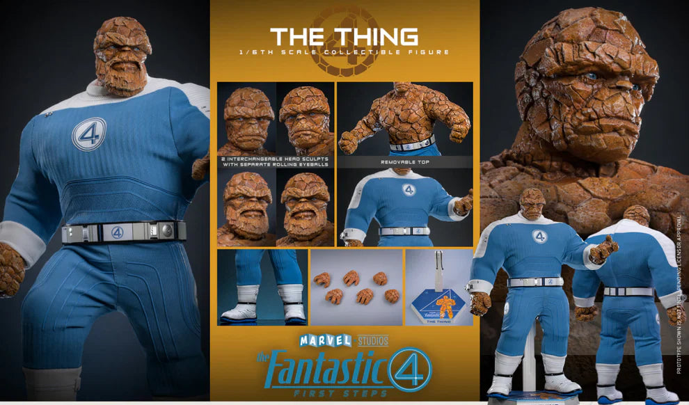 ホットトイズ 1/6ファンタスティック4 ザ・シング ボーナス付 MMS813B Hot Toys The Thing The Fantastic Four: First Steps MMS813B 1/6th
