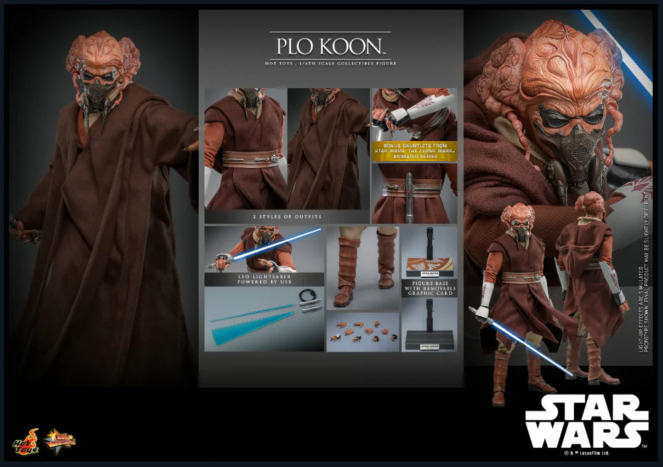 Hot Toys Plo Koon Hot Toys Star Wars: Episode III Revenge of the Sith MMS785 1/6th Figure