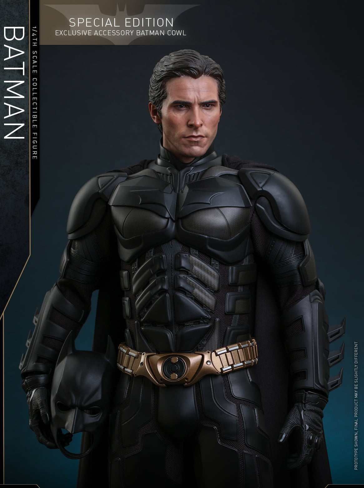 Hot Toys Batman -The Dark Knight Trilogy Batman QS019 1/4 Figure