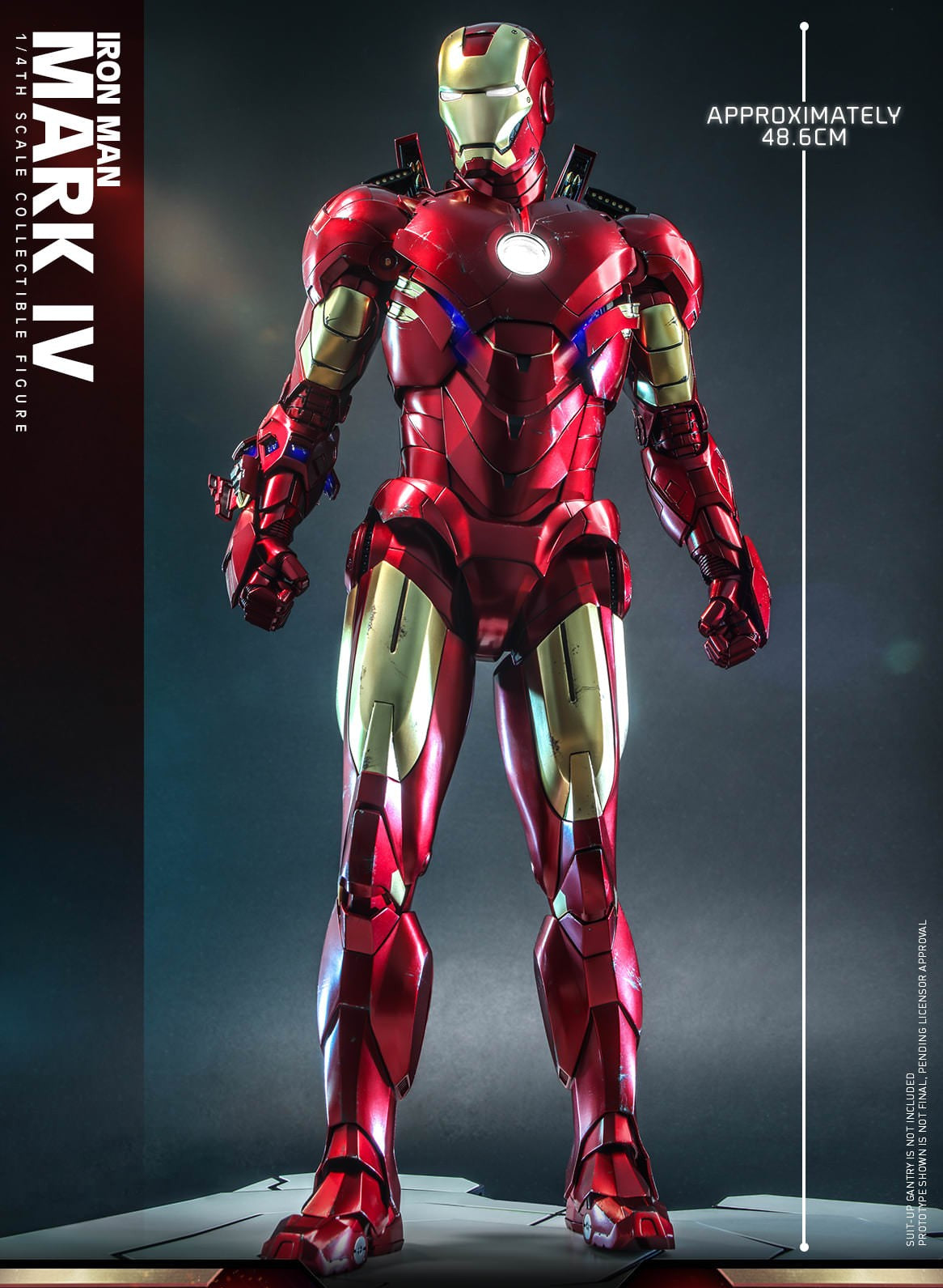 Hot Toys Ironman-Ironman2 Mark IV with Suit-Up Gantry QS020 1/4 Scale Figure