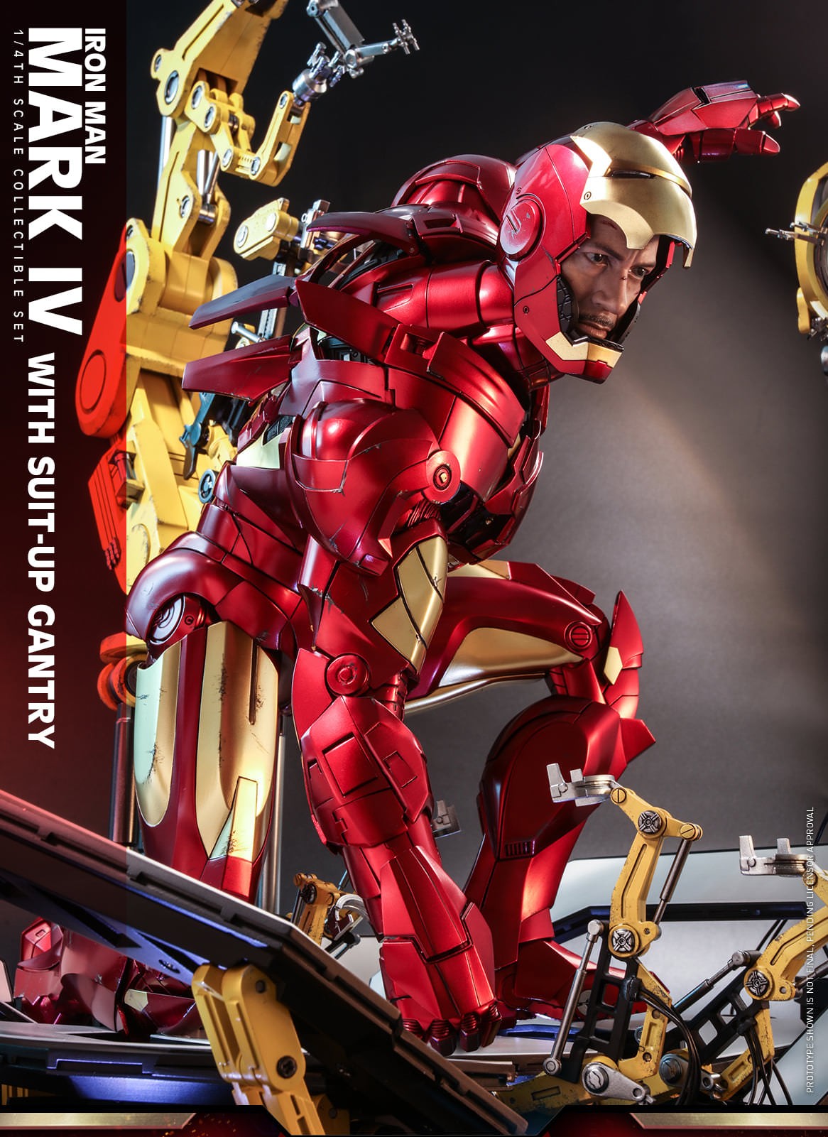 Hot Toys Ironman-Ironman 2 Ironman Mark VI with Suit Up Gantry QS021 1/4 Scale Figure