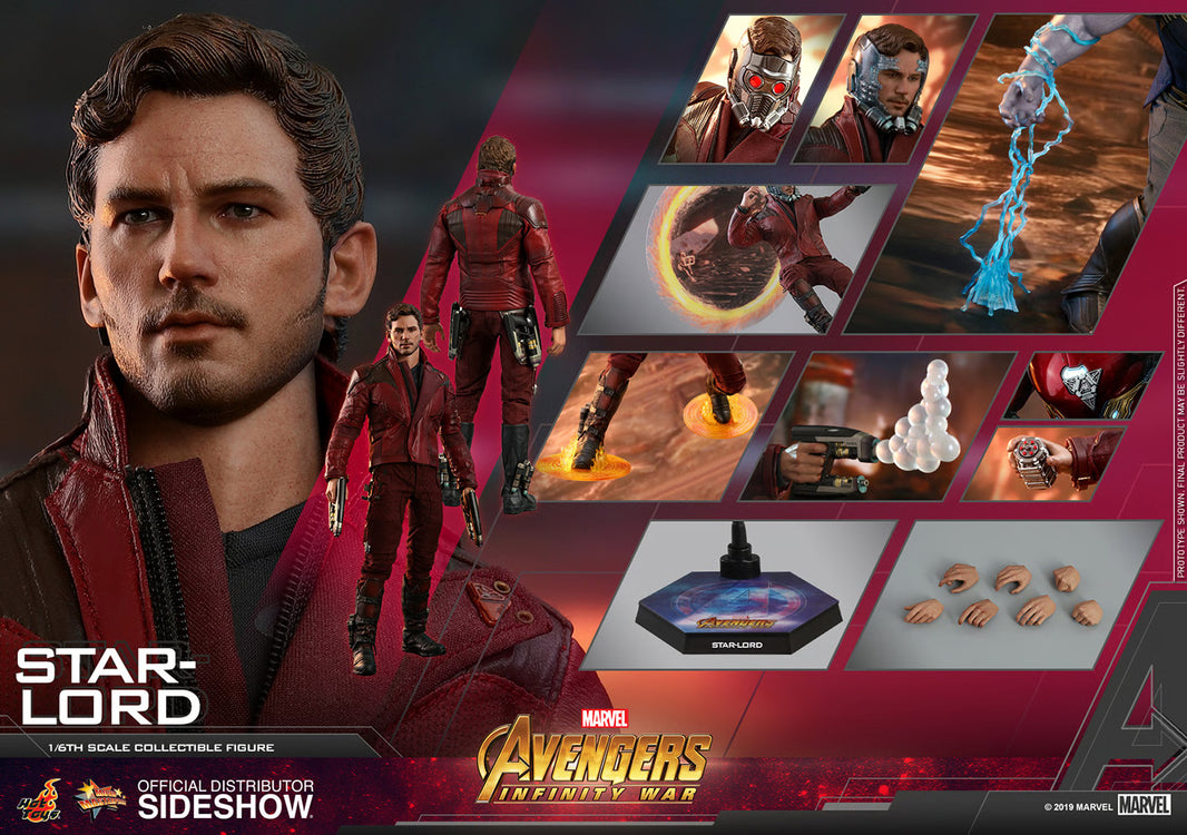 Hot Toys Avengers – Avengers Infinity War Starlord mms539 1/6 Scale Figure