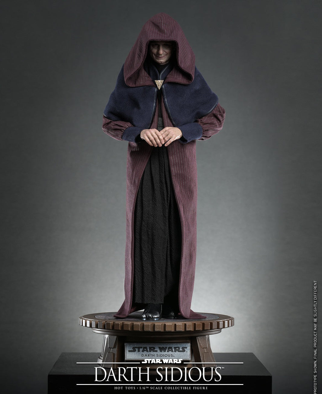 Hot Toys Star Wars–The Clone Wars Darth Sidious TMS102 1/6 Scale Figure