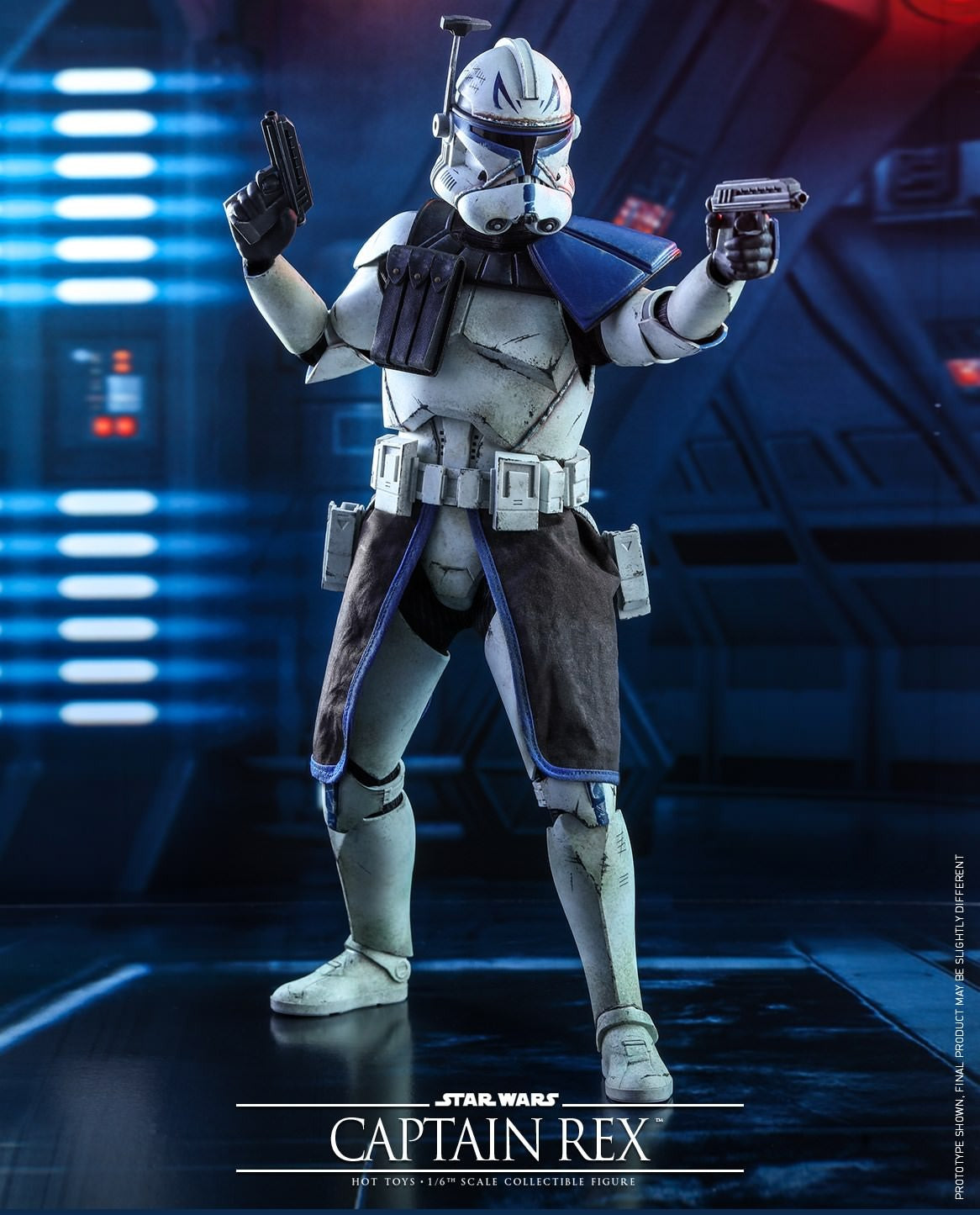 Hot Toys Star Wars–Star Wars The Clone Wars Captain Rex TMS018 1/6 Scale Figure