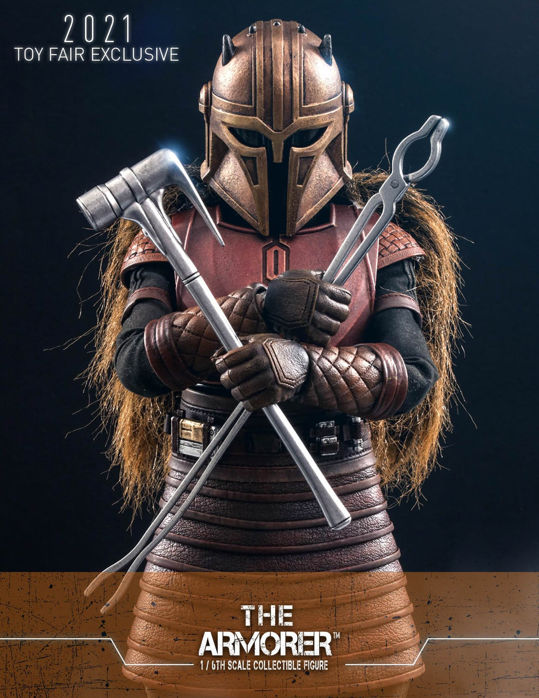 Hot Toys The Mandalorian –The Mandalorian The Armorer TMS044 1/6 Scale Figure
