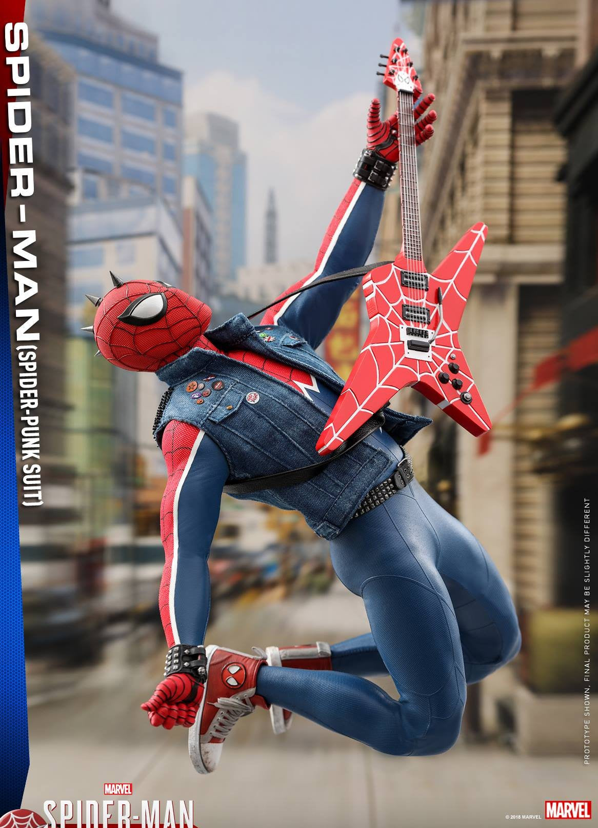 Hot Toys Spiderman-Marvel’s Spider-Man Spider Punk Suit VGM32 1/6 Scale Figure