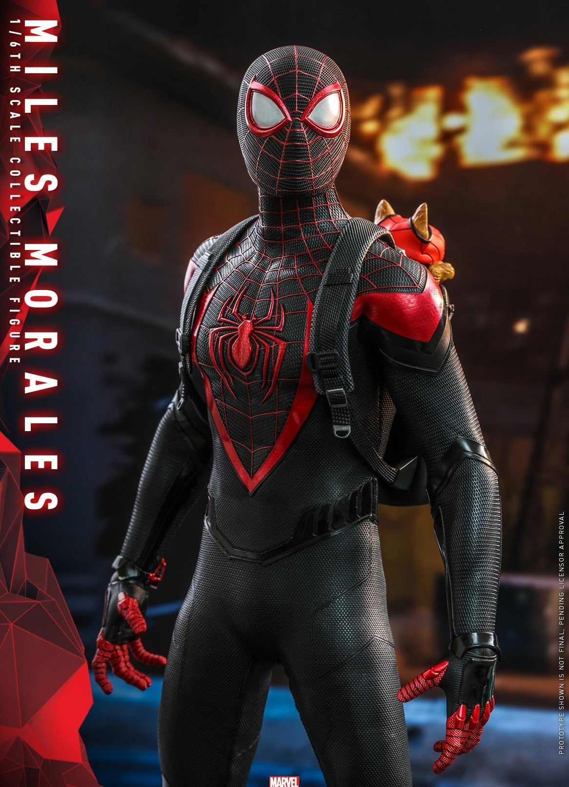 Hot Toys Spiderman–Marvel’s Spiderman Miles Morales VGM46 1/6 Scale Figure
