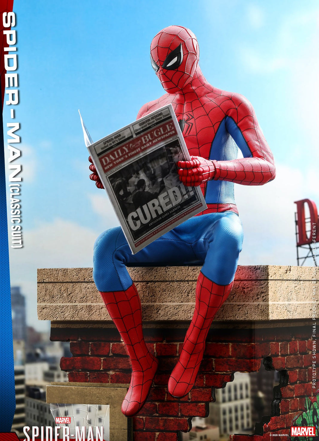 Hot Toys Spiderman –Spiderman Classic Suit VGM48 1/6 Scale Figure