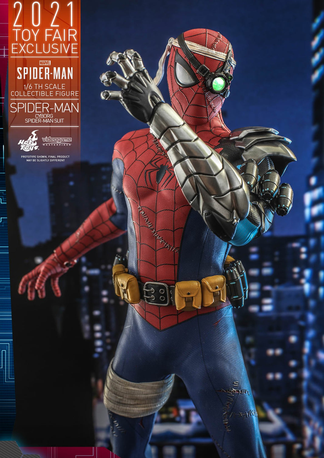 Hot Toys Spiderman-Marvel’s Spiderman Cyborg Suit VGM51 1/6 Scale Figure