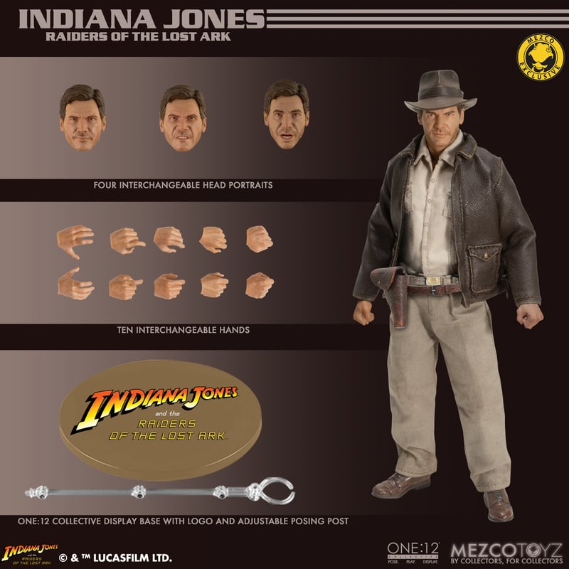 The One:12 Collective Indiana Jones Temple Edition Action Figure (1/12 Scale)